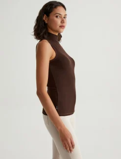 Edie Sleeveless Turtleneck